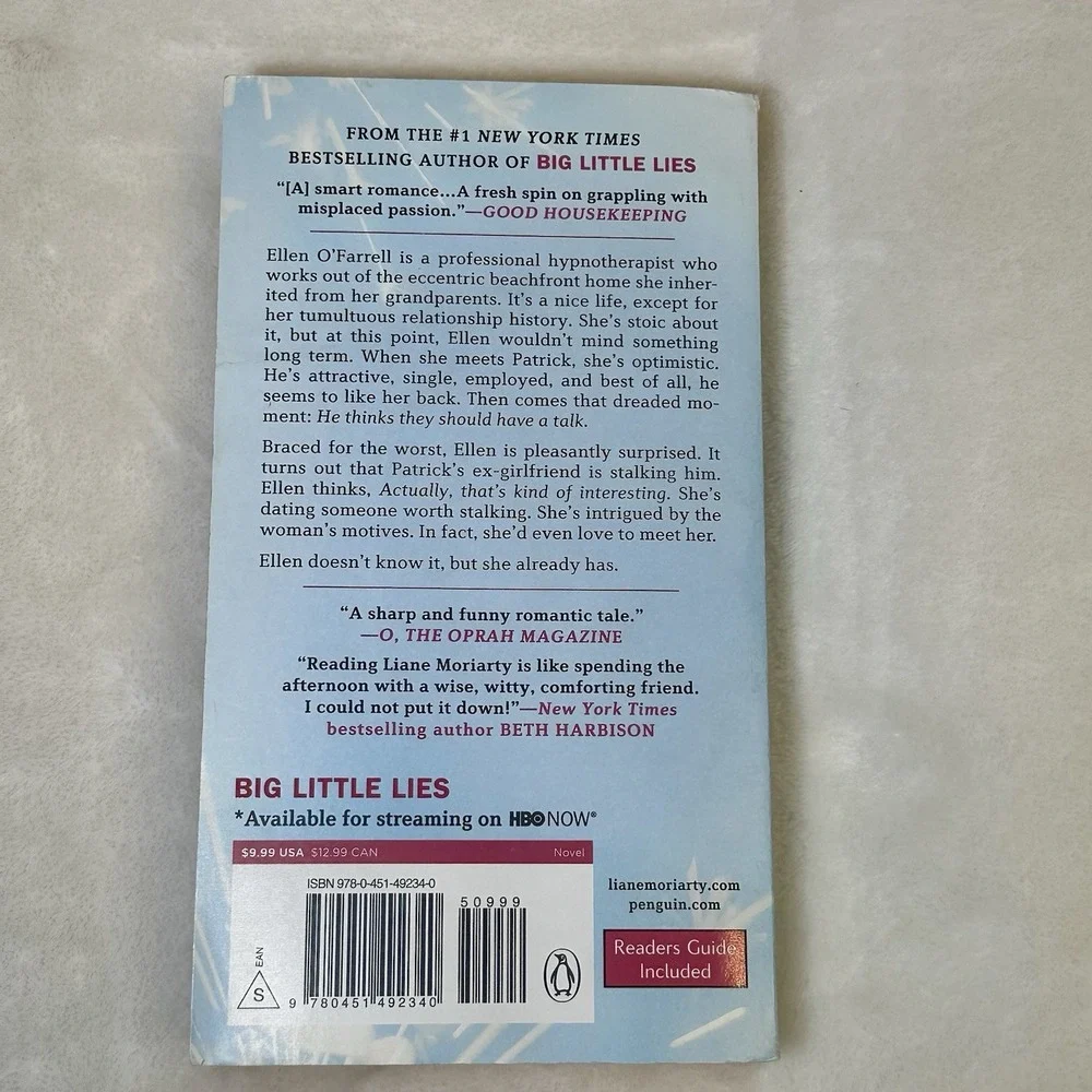 The Hypnotist's Love Story by Liane Moriarty Paperback Novel